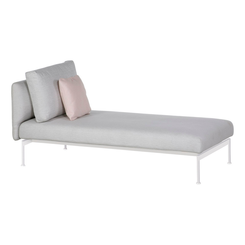 Patio Barlow Tyrie Layout Single Chaise Lounger Armless