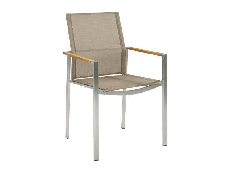Patio Barlow Tyrie Mercury Armchair - Teak Arm Accent