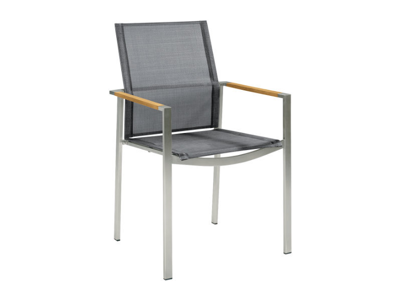 patio Barlow Tyrie Mercury Armchair - Teak Arm Accent