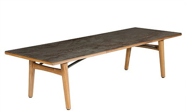 patio Barlow Tyrie Monterey 118" Rectangular Dining Table - Ceramic Top