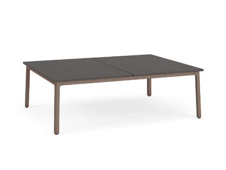 patio Brown Jordan Adapt 40" Rect. Coffee Table - Stone Top