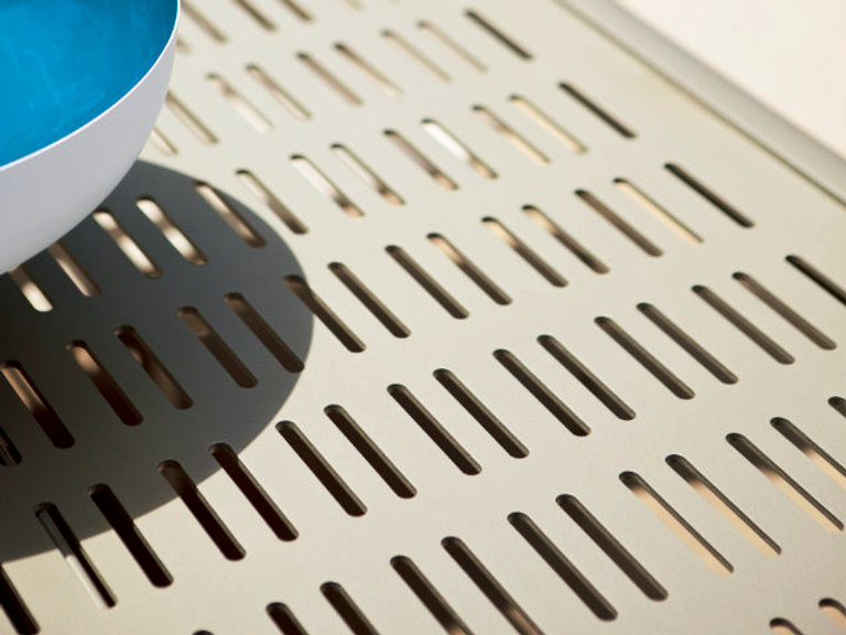 Patio Brown Jordan Flight Aluminum Top 79" Dining Table