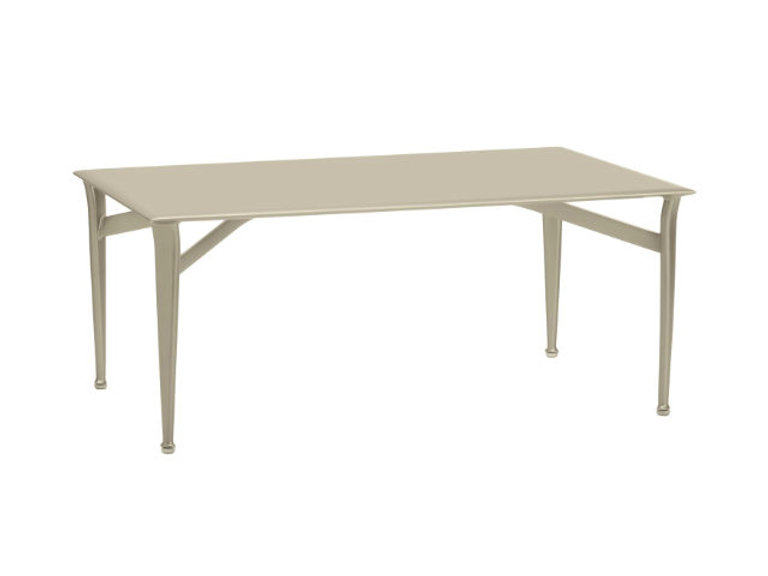 patio Brown Jordan Flight Aluminum Top 79" Dining Table