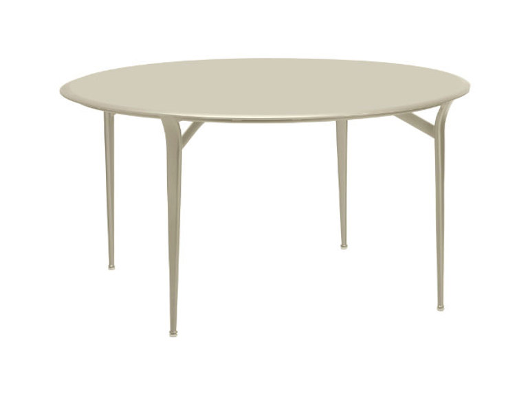patio Brown Jordan Flight Aluminum Top Rnd. Dining Table