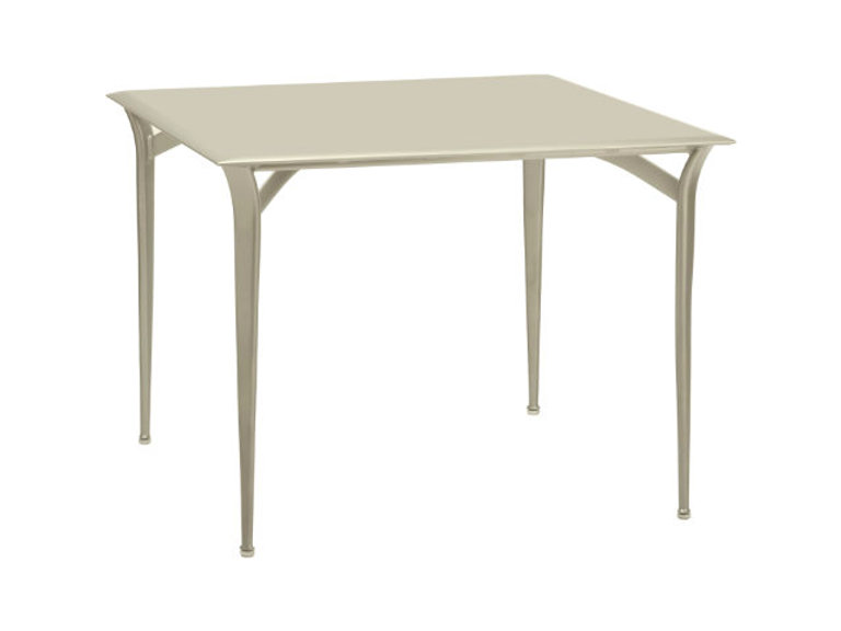 patio Brown Jordan Flight Aluminum Top Sq. Dining Table