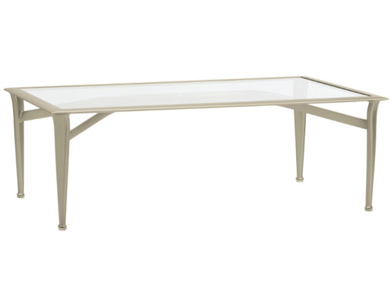 patio Brown Jordan Flight Glass Top 99" Dining Table