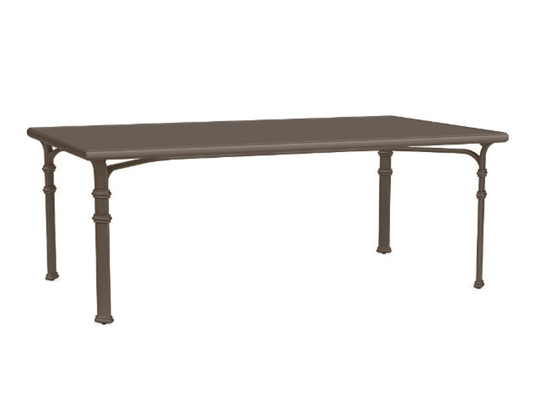 patio Brown Jordan Fremont Aluminum Top 78" Dining Table