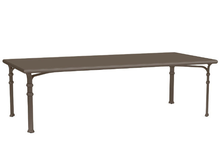 patio Brown Jordan Fremont Aluminum Top 98" Dining Table