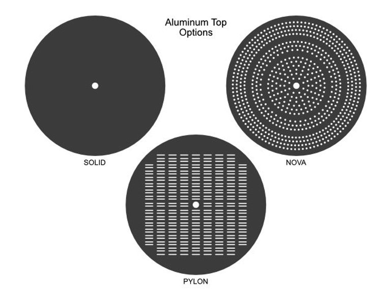 Patio Brown Jordan Fremont Aluminum Top Round 54" Dining Table