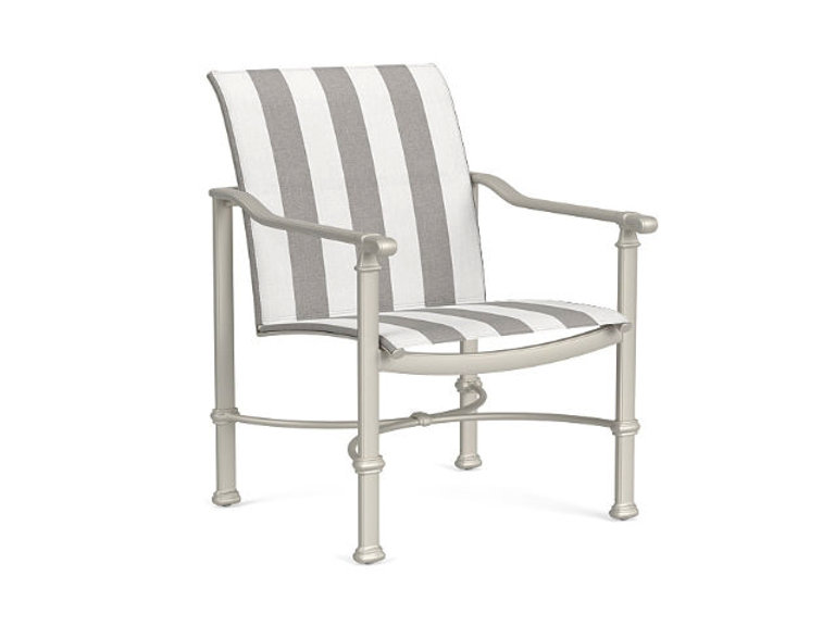 patio Brown Jordan Fremont Dining Arm Chair - Sling-Set 2