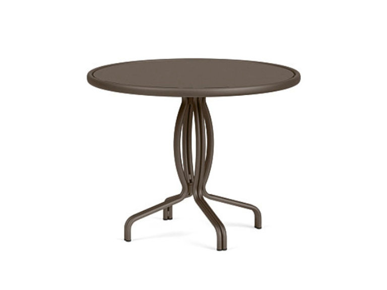 patio Brown Jordan Kantan 36" Round Dining Table - Pedestal