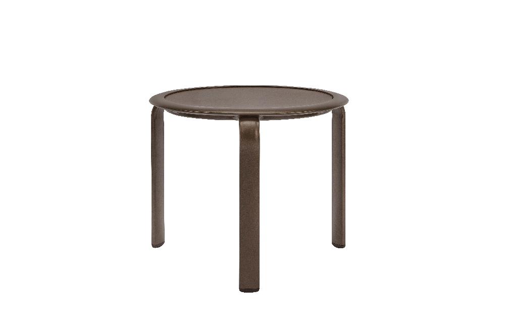 patio Brown Jordan Pasadena 21" Alum Top Occasional Table