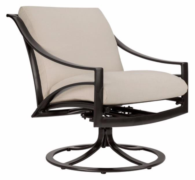 patio Brown Jordan Pasadena Cushion Swivel Motion Lounge Chair