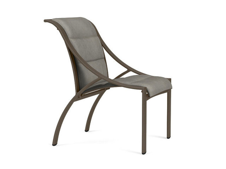 patio Brown Jordan Pasadena Side Chair - Padded Sling