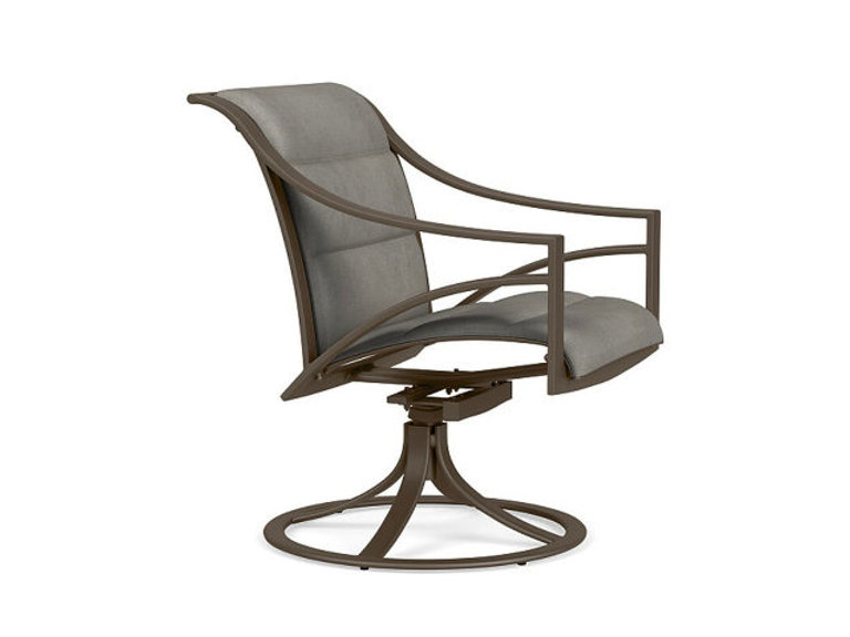 patio Brown Jordan Pasadena Swivel Rocker - Padded Sling
