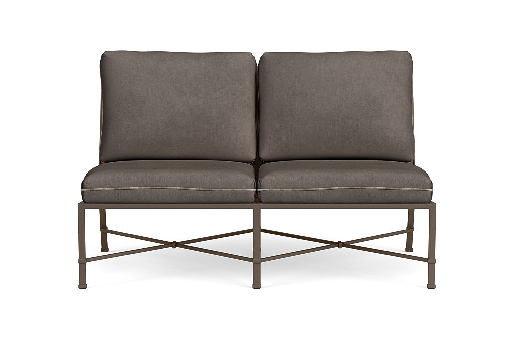 Patio Brown Jordan Venetian Armless Loveseat - Sectional