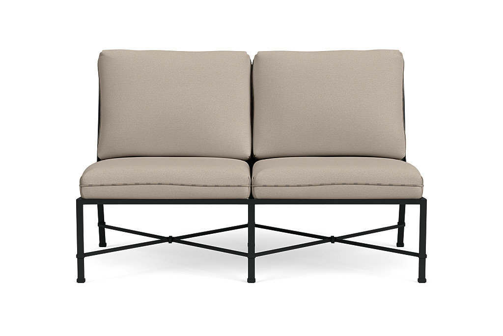 Patio Brown Jordan Venetian Armless Loveseat - Sectional