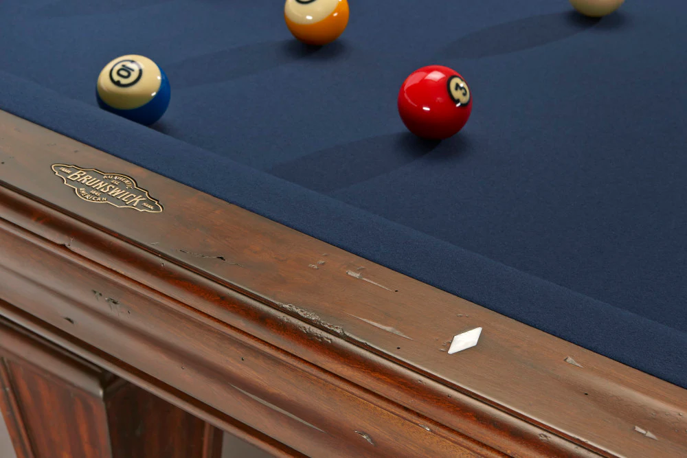 Patio Brunswick Glenwood 8' Pool Table-Ball & Claw Leg