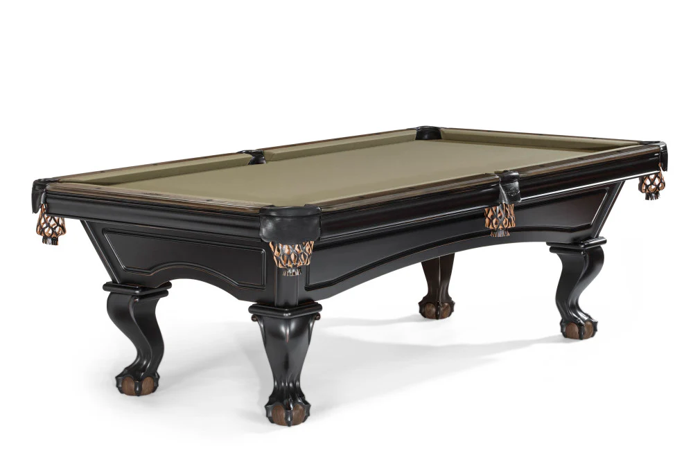 Patio Brunswick Glenwood 8' Pool Table-Talon Ball & Claw Legs