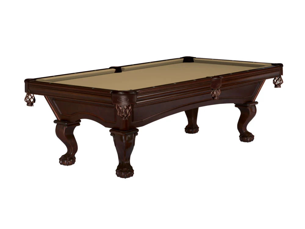 patio Brunswick Glenwood 8' Pool Table-Talon Ball & Claw Legs