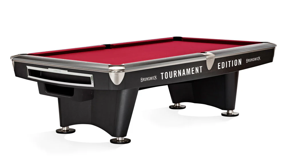 patio Brunswick Gold Crown VI 9' Tournament Pool Table