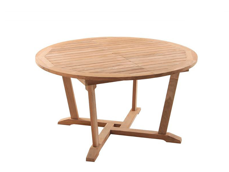 Patio Corsica Round-Oval 72in Extending Teak Dining Table