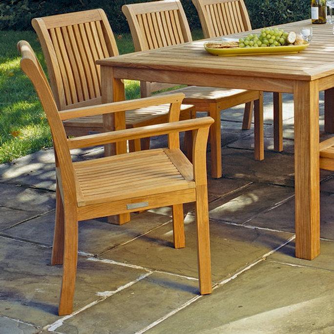 Patio Kingsley Bate Chelsea Dining Arm Chair - Set Of 2