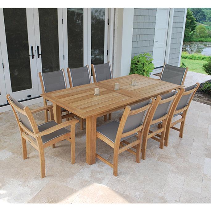 Patio Kingsley Bate Hyannis Rect. Extending Dining Table