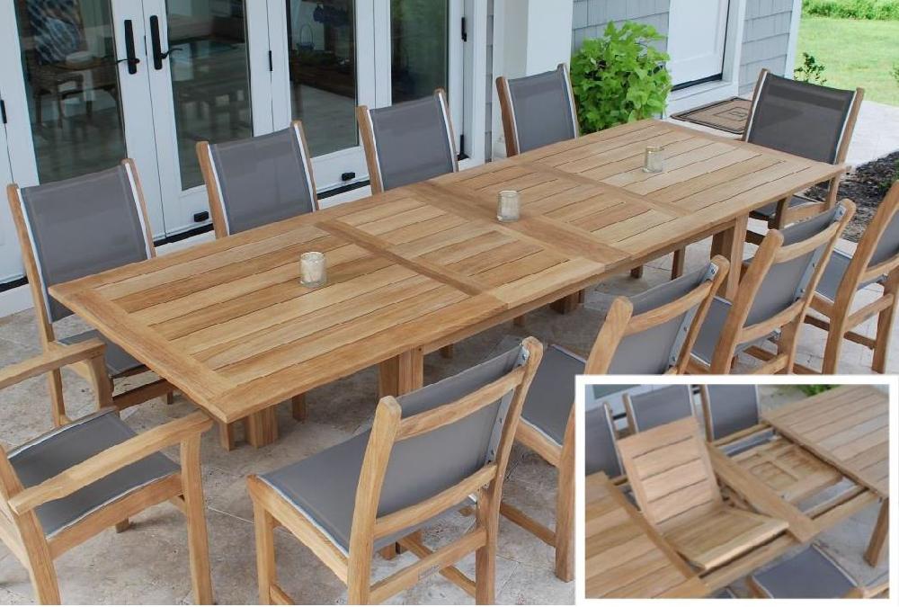 Patio Kingsley Bate Hyannis Rect. Extending Dining Table