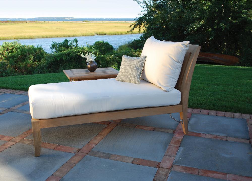 Patio Kingsley Bate Ipanema Armless Chaise - Sectional