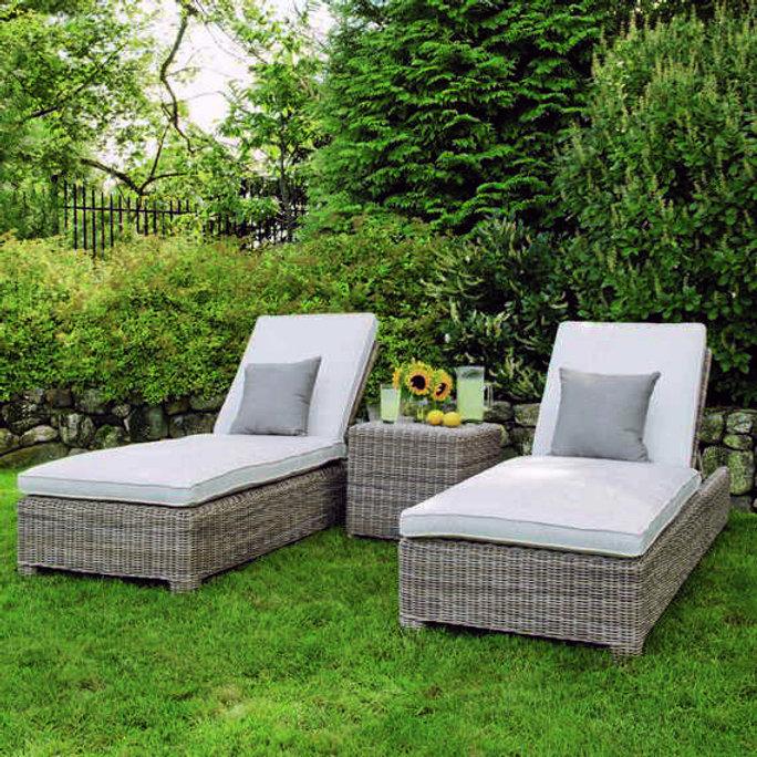 Patio Kingsley Bate Sag Harbor 19.5" End Table/Stool