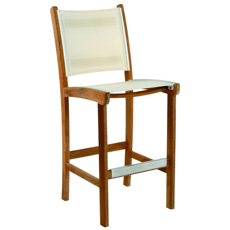patio Kingsley Bate St. Tropez Armless Bar Chair - Set of 2