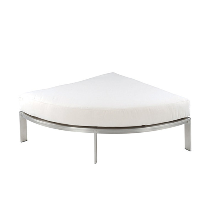 patio Kingsley Bate Tivoli Curved Ottoman - Sectional