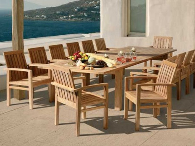 Patio Barlow Tyrie Apex 154" Extending Dining Table