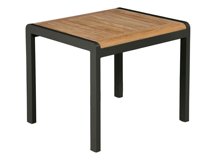 patio Barlow Tyrie Aura 20" End Table w/Teak Top