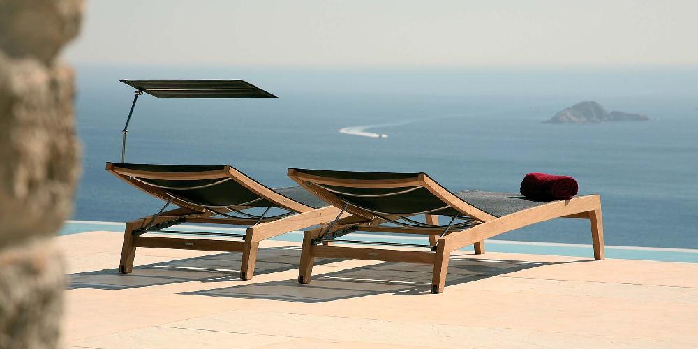 Patio Barlow Tyrie Horizon Sling Chaise Lounge