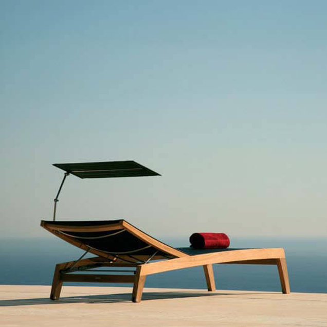 Patio Barlow Tyrie Horizon Sling Chaise Lounge