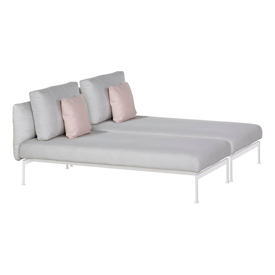 Patio Barlow Tyrie Layout Double Lounger Armless