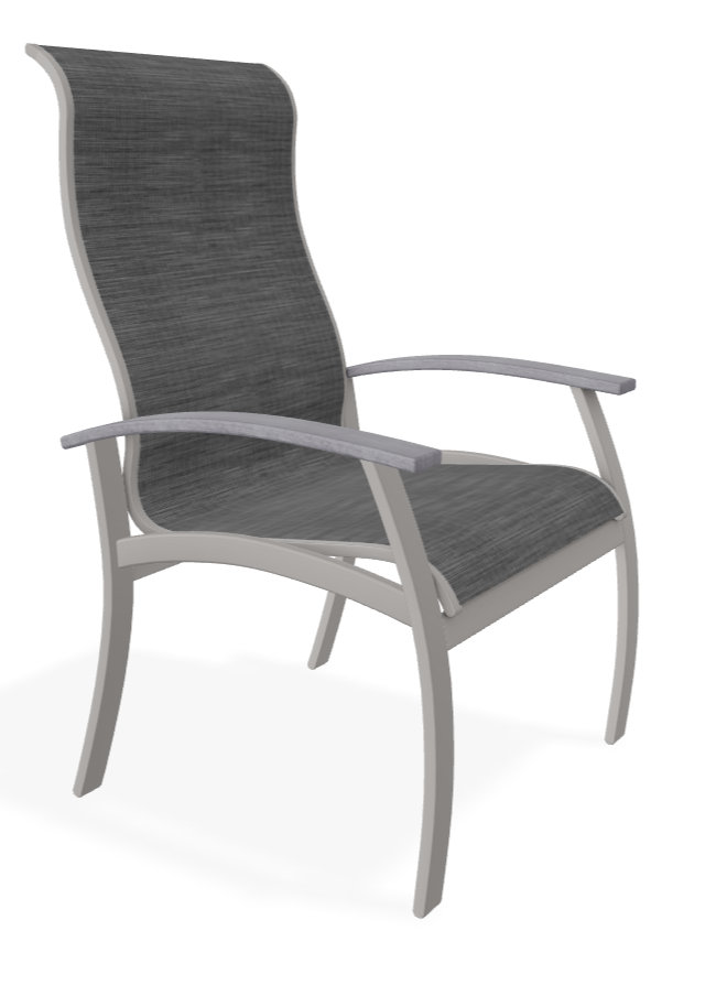 Patio Belle Isle Sling Supreme Arm Chair- Set Of 2