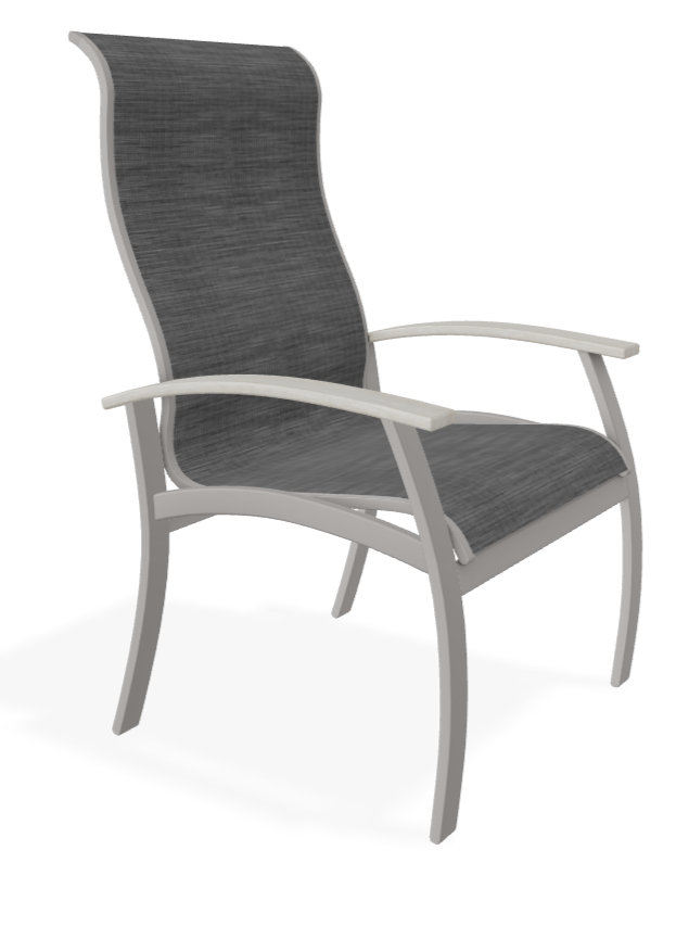 patio Belle Isle Sling Supreme Arm Chair- Set of 2