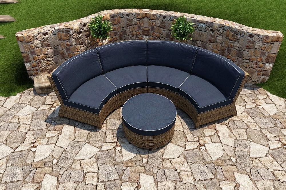 patio Bermuda Curved Double Sofa