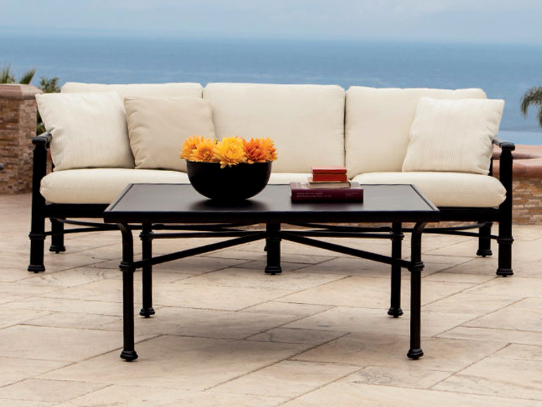 Patio Brown Jordan Fremont Square Coffee Table 44"