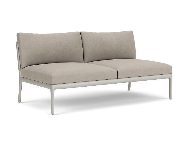 patio Brown Jordan H Armless Loveseat