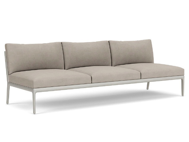 patio Brown Jordan H Armless Sofa
