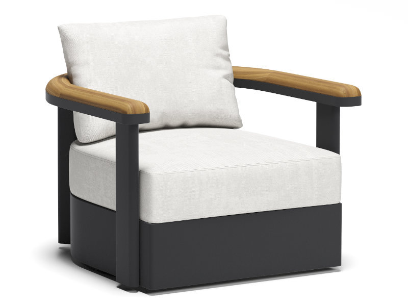 patio Brown Jordan Luca Swivel Lounge Chair