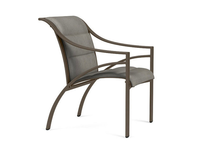 patio Brown Jordan Pasadena Arm Chair - Padded Sling