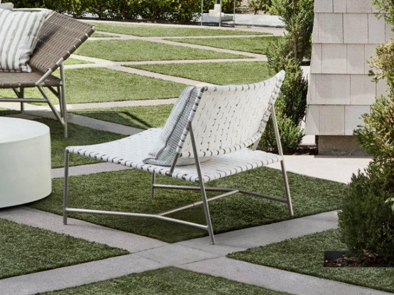 Patio Brown Jordan Stretch Armless Lounge Chair