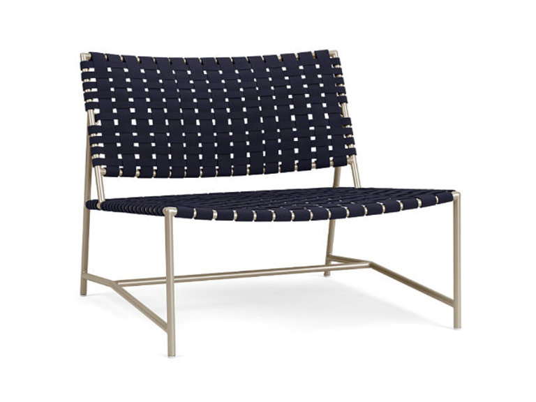 patio Brown Jordan Stretch Armless Lounge Chair