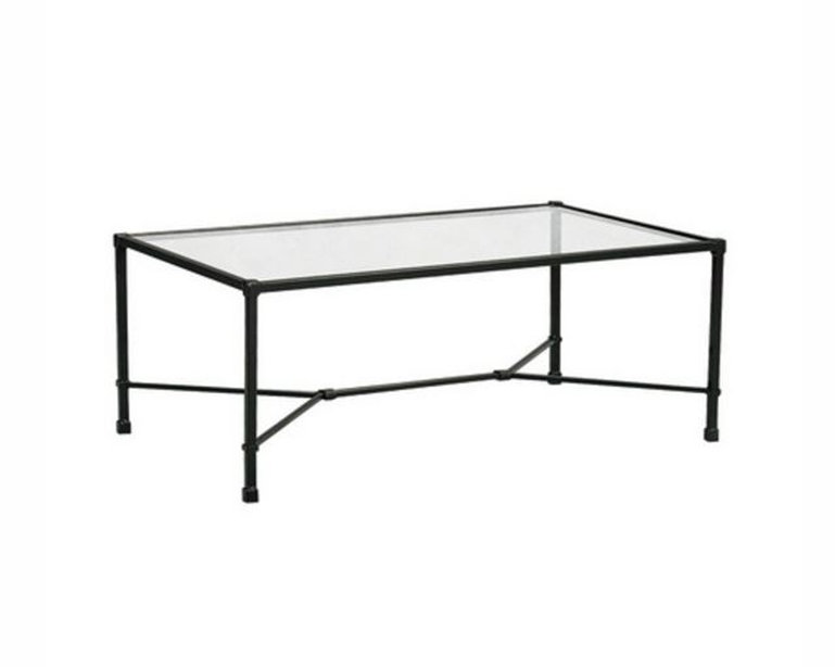 patio Brown Jordan Venetian Glass Top Coffee Table