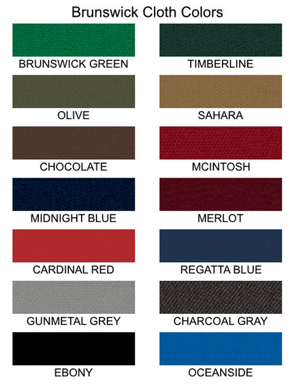 Patio Brunswick Glenwood 8' Pool Table-Tapered Leg